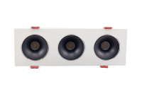 Светильник встраиваемый AM480-3 BK+WH цвет - черный (BK)