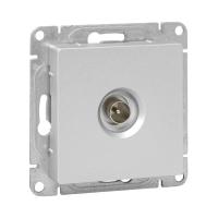 Механизм розетки TV, одиночная, алюминий Эпика EKF