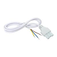 Кабель для подключения светодиодных линейных светильников ДБО-60/120/150 белый 1 метр 3x0,75 мм2 EKF