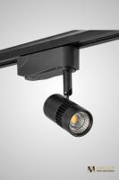 Однофазный трековый светильник светодиодный AM Group AM229 BK 3000K