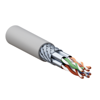 Кабель витая пара TERACOM CS Cat.6A S/FTP 4 пары solid 0,57мм оболочка LSZH нг(А)-HF цвет серый (упак. 305м)