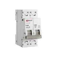 Автоматический выключатель ВА 47-63N 2P 2,5А (C) 4,5 кА PROXIMA EKF