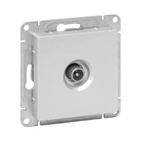 Механизм розетки TV, оконечная, алюминий Эпика EKF