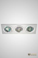 Встраиваемый тройной точечный светильник AM Group AM128 AL