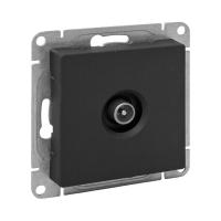 Механизм розетки TV, проходная, чёрный Эпика EKF