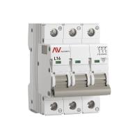 Выключатель автоматический AV-6 DC 3P 16A (L) 6kA EKF AVERES