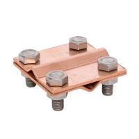 Зажим крестовидный прут-прут (пластина 57x57мм) Cu EKF PROxima