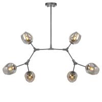 Люстра на штанге в стиле Лофт AM Group LOFT-6 BK