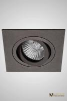 Поворотный встраиваемый точечный светильник AM Group AM124 BK-BK