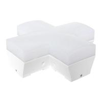 Фигурный коннектор для светодиодных линейных светильников ДБО-X белый 12Вт 4000К IP20 LUMA EKF