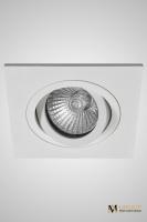 Поворотный встраиваемый точечный светильник AM Group AM123 WH