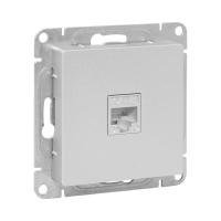 Механизм розетки RJ11, алюминий Эпика EKF