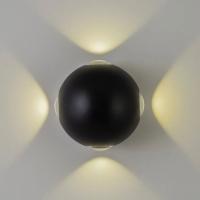 Уличный настенный светодиодный светильник AM Group AM303-4x3W-4000K BK