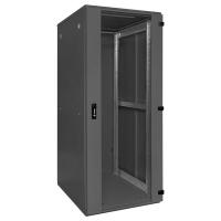 Шкаф напольный 19" TERACOM PRO 42U 600х800 мм двери перфорированная с замком-ручкой и металлическая чёрный