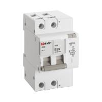 Дифференциальный автомат АД-2 25А/30мА (х-ка В, АС, электронный) 6кА EKF PROxima