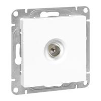Механизм розетки TV, одиночная, белый Эпика EKF