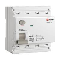 Выключатель дифференциального тока ВД-100N (S) 4P 40А 100мА тип AC эл-мех 6кА PROXIMA EKF