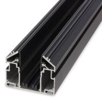 Трековый шинопровод + Закладной профиль для натяжного потолка ПВХ 3М ЧЕРНЫЙ, AM539 3M BK SMART