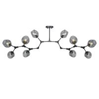 Люстра на штанге в стиле Лофт AM Group LOFT-10 BK