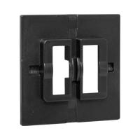 Пластина переходная для 1 или 2х клавишного выключателя, IP44, чёрная Эпика EKF