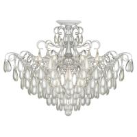 Люстра потолочная в стиле Арт-деко AM Group MONICA PL9 SILVER