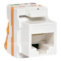 Модуль Keystone TERACOM CS Cat.6A неэкранированный 110 IDC 180 градусов самозажимной (Toolless) оранжевый