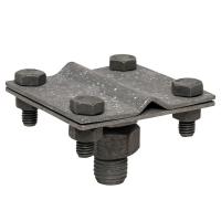 Зажим полоса-прут на штыре HZ EKF