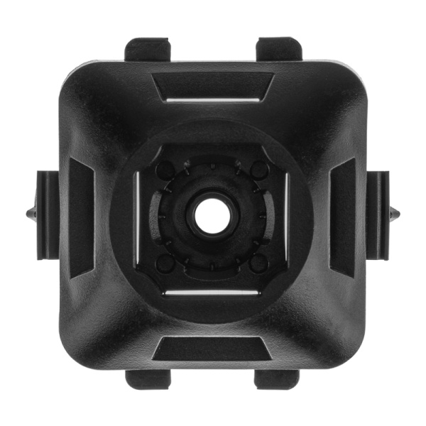 Площадка под стяжку усиленная для прямого монтажа 35х35мм, черная (50 шт/уп) REXANT