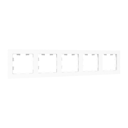 5 - местная рамка, белая, пластик Эпика EKF